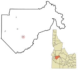 Boise County Idaho Incorporated and Unincorporated areas Idaho City Highlighted